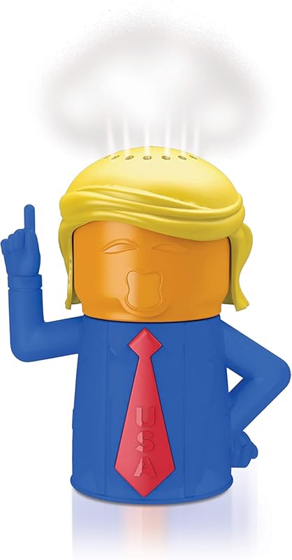 Angry POTUS Microwave Steam Cleaner, Presidential Blue Design, Quick &