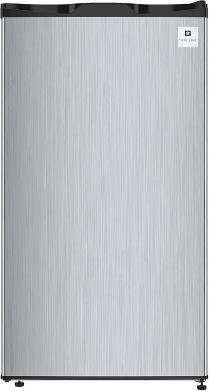 ARCTIC CHEF 3.2 Cu Ft Mini Refrigerator with Freezer, Adjustable Therm