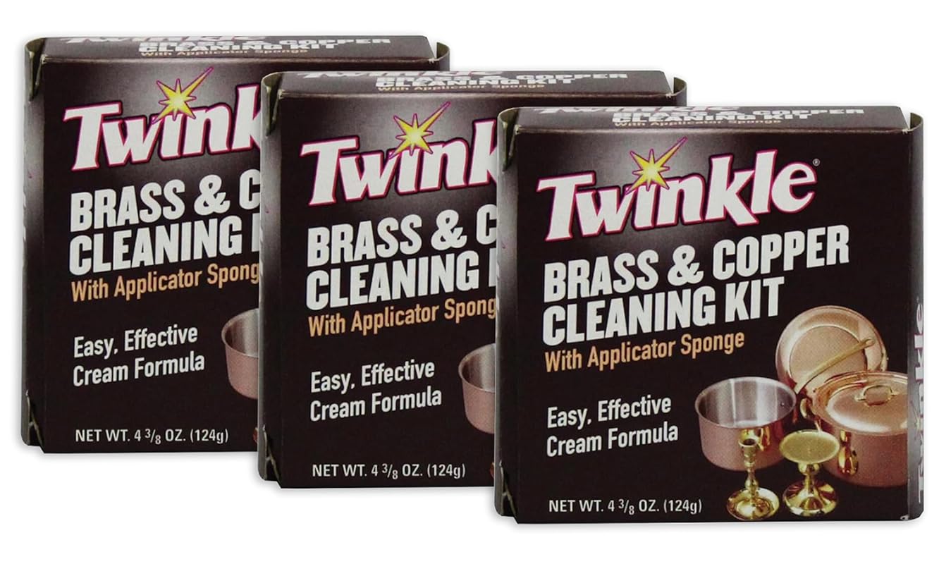 Twinkle Brass & Copper Cleaning Kit - Gentle Polish & Tarnish Remover 