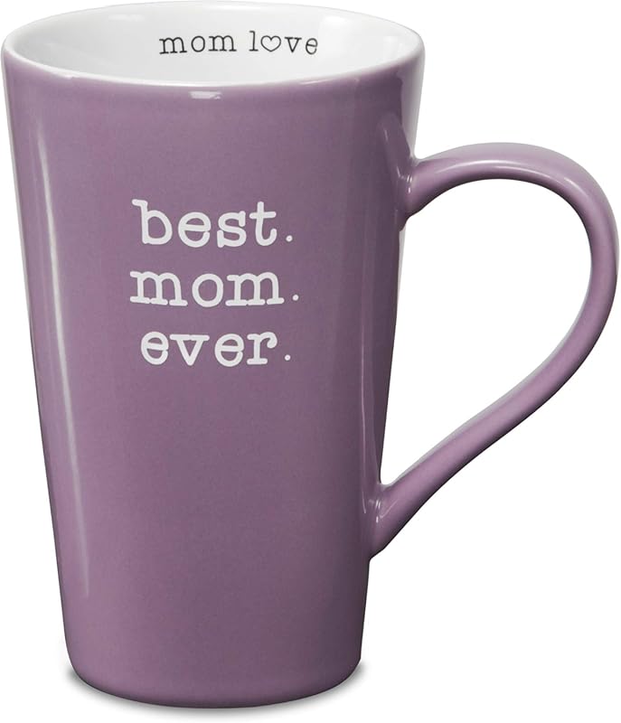 Pavilion Gift Company Best Mom Ever Stoneware Coffee Mug for Moms and