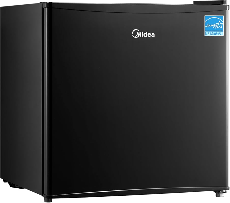 Midea WHS-65LB1 1.6 Cu Ft Compact Refrigerator, Single Reversible Door