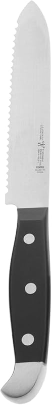 HENCKELS Statement 5-inch Razor-Sharp Serrated Utility Knife, German E