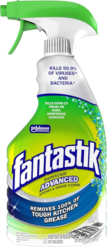 Fantastik Advanced Kitchen & Grease Cleaner: Powerful Multi-Surface Sp