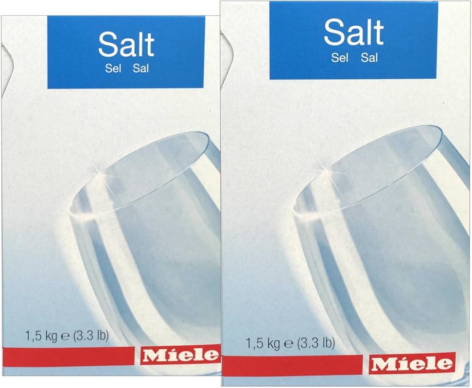 Miele Care Collection Dishwasher Reactivation Salt – 2 Pack, 3.3lbs Ea