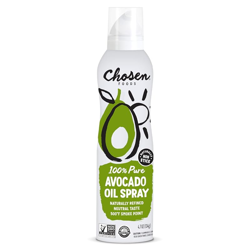 Chosen Foods 100% Pure Avocado Oil Spray, 4.7 oz. Propellant-Free for 