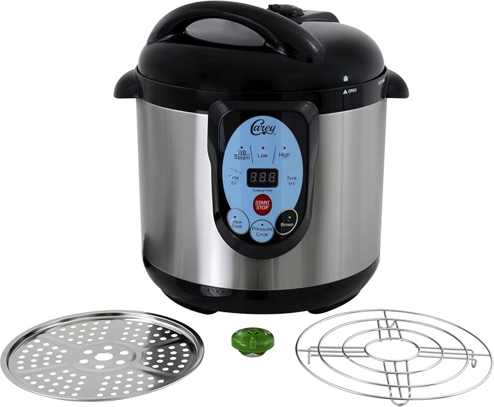 CAREY DPC-9SS Smart Electric Pressure Cooker & Canner, Stainless Steel