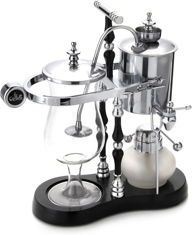 Diguo Belgian Balance Siphon Coffee Maker, Elegant Design with Double 