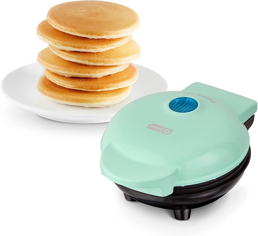 Dash Mini Maker Griddle: Compact Electric, PTFE Nonstick Surface, Quic