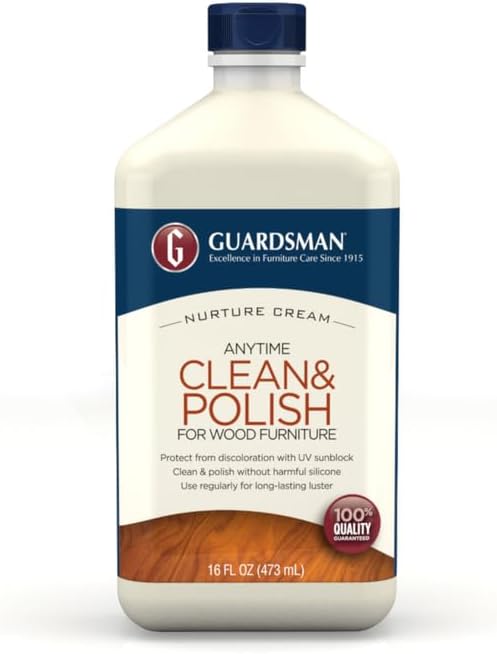 Guardsman 461500 Cream Clean & Polish for Wood Furniture, 16 oz - Rest