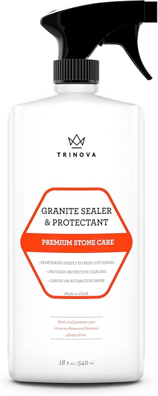 TriNova Granite Sealer & Protector for Countertops, Tile & Floors, Pre