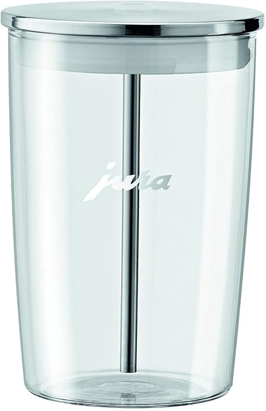 Jura 72570 Glass Milk Container, Clear, High-Quality Accessory for Jur
