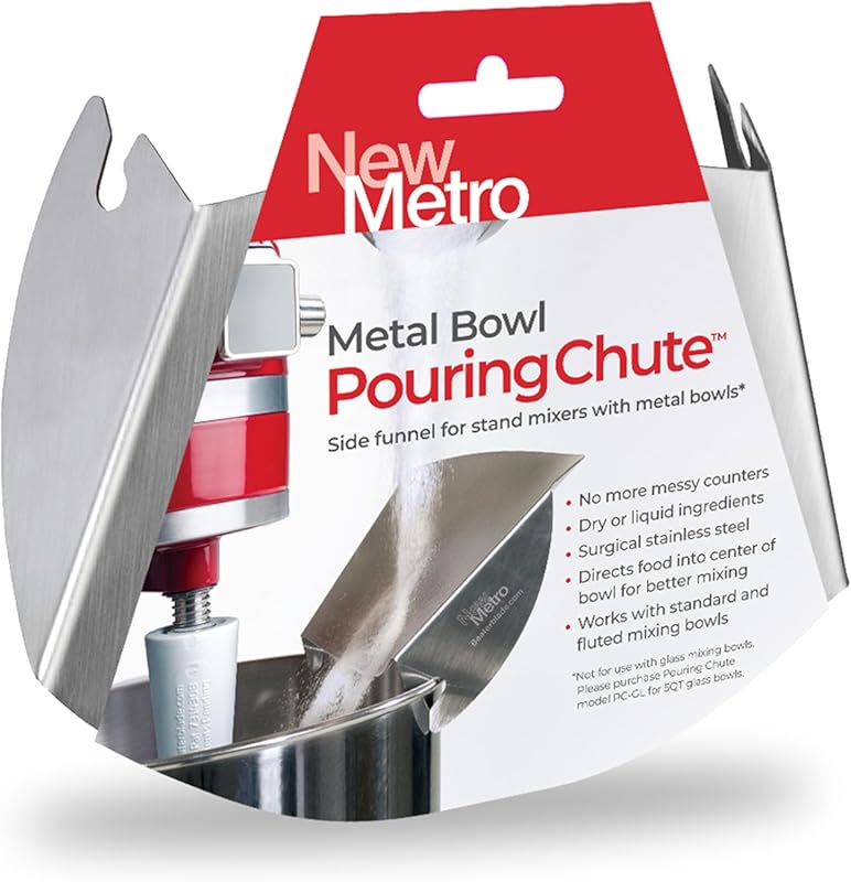 New Metro Design PC-10 Pouring Chute for KitchenAid Stand Mixers - Sta