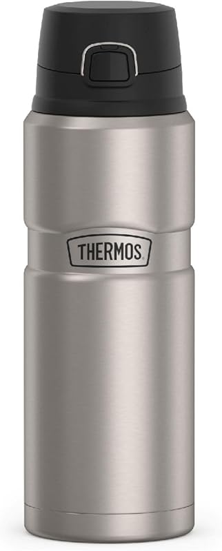 THERMOS Stainless King 24 Ounce Vacuum-Insulated Drink Bottle, Matte S