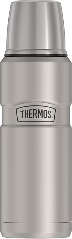 THERMOS Stainless King 16oz Vacuum-Insulated Compact Bottle, Durable M