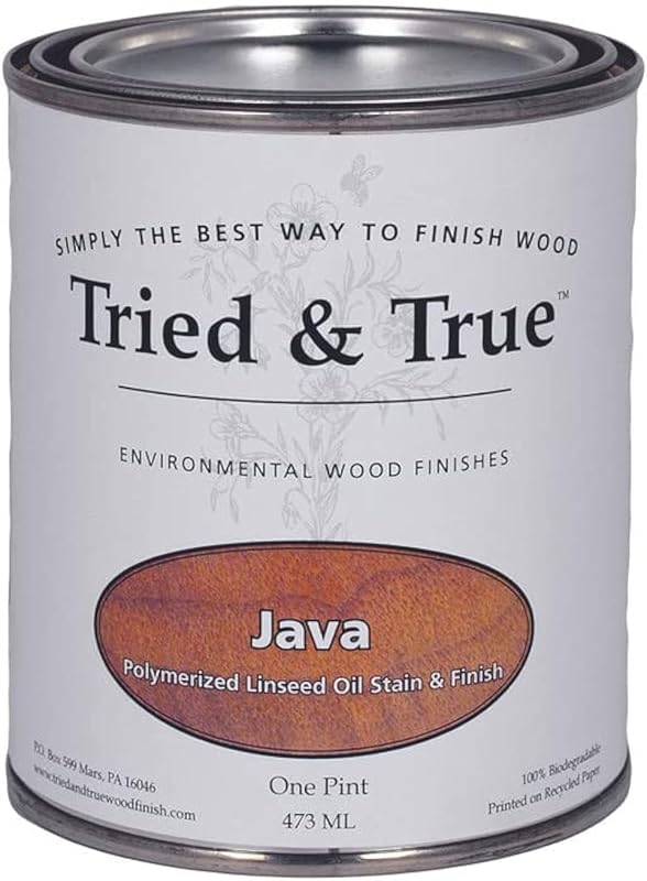 Tried & True Cherry Stain & Finish, Pint Linseed Oil Wood Stain for Ho
