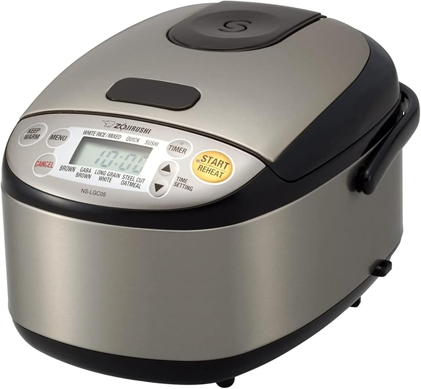 Zojirushi Micom 3-Cup Compact Rice Cooker & Warmer, Stainless Steel De