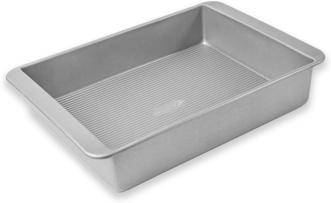 USA Pan Nonstick 16x10.3-Inch Deep Roasting and Lasagna Pan for Oven U