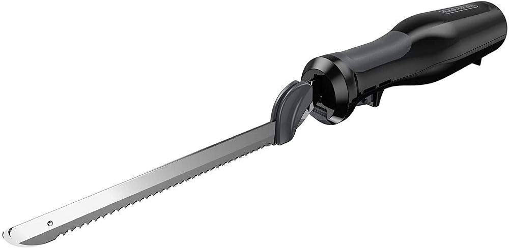 BLACK+DECKER 9-inch Electric Carving Knife: Comfort Grip, Safety Lock,