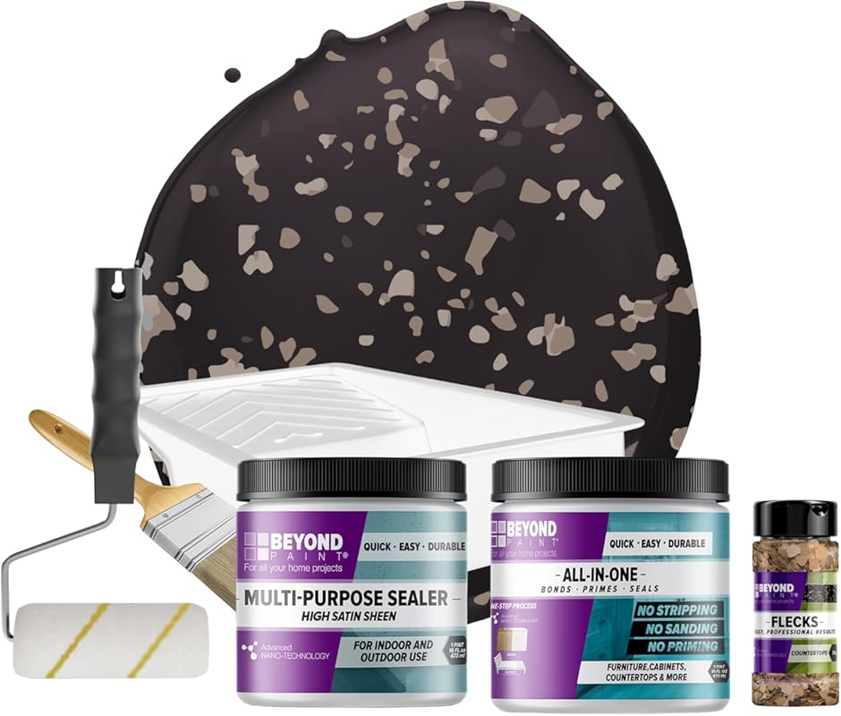 Beyond Paint Countertop Makeover Refinishing Kit. Charcoal Finish for