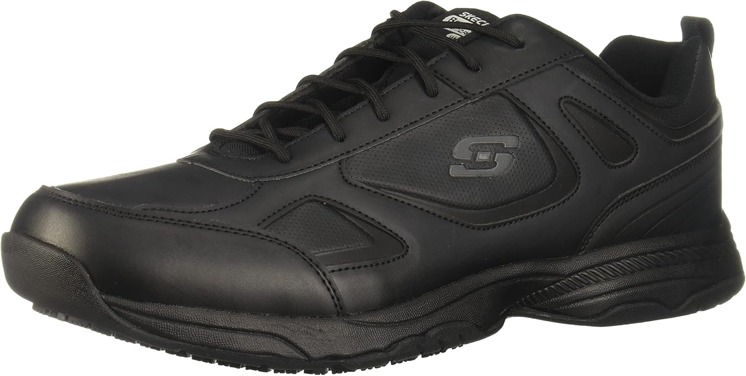 Skechers Men's Dighton Athletic Work Shoes: Slip-Resistant Food Servic