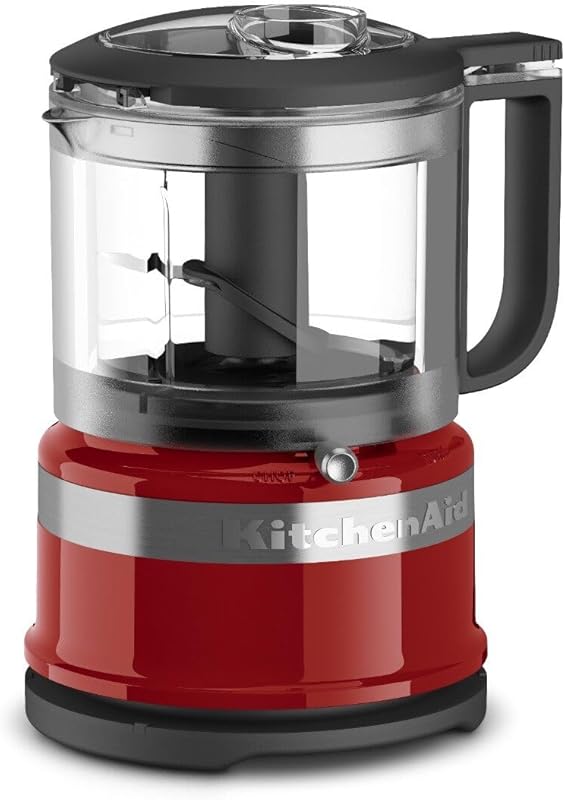 KitchenAid KFC3516ER 3.5 Cup Food Chopper, Empire Red, Compact and Eff