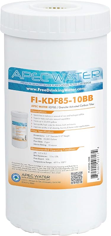 APEC Water Systems FI-KDF85-10BB: US Made Replacement Filter for Iron 