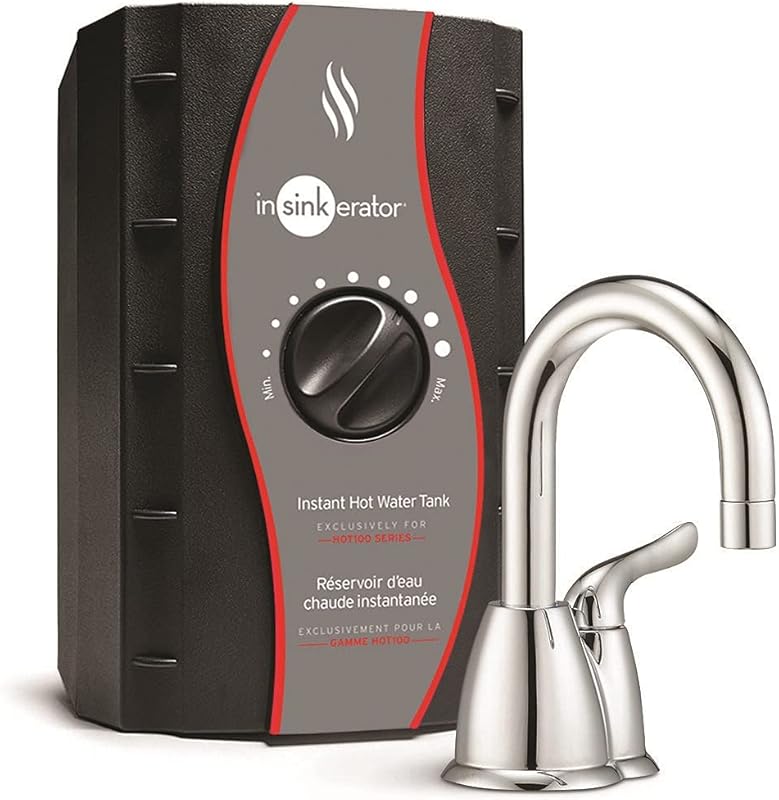 InSinkErator HOT150 Instant Hot Water Dispenser System: Chrome Faucet,