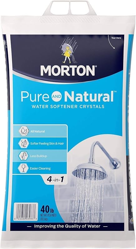 Morton Morton-40E Solar Salt Water Softening Crystals – 40 lbs Bag for