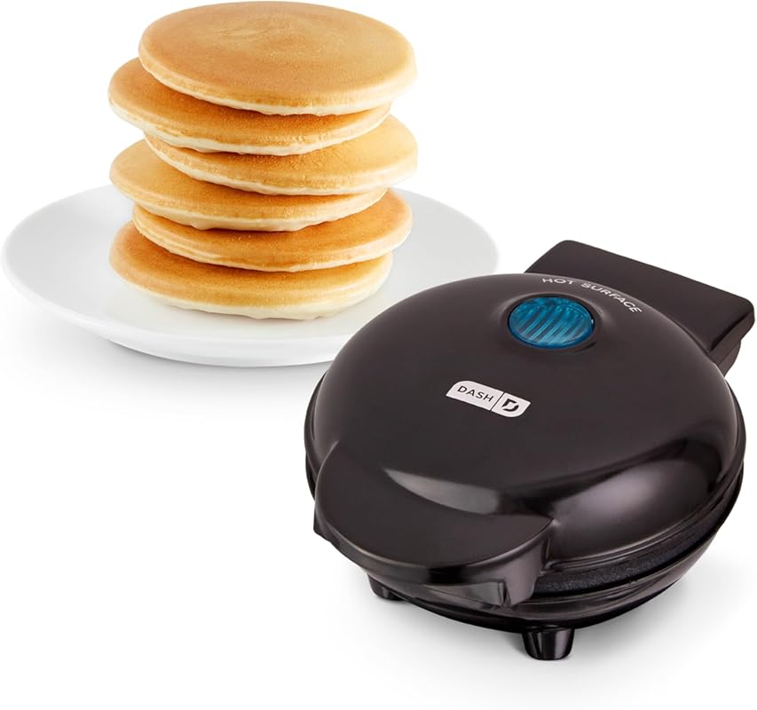 Dash Mini Maker Griddle: Compact Electric, PTFE Nonstick Surface, Quic