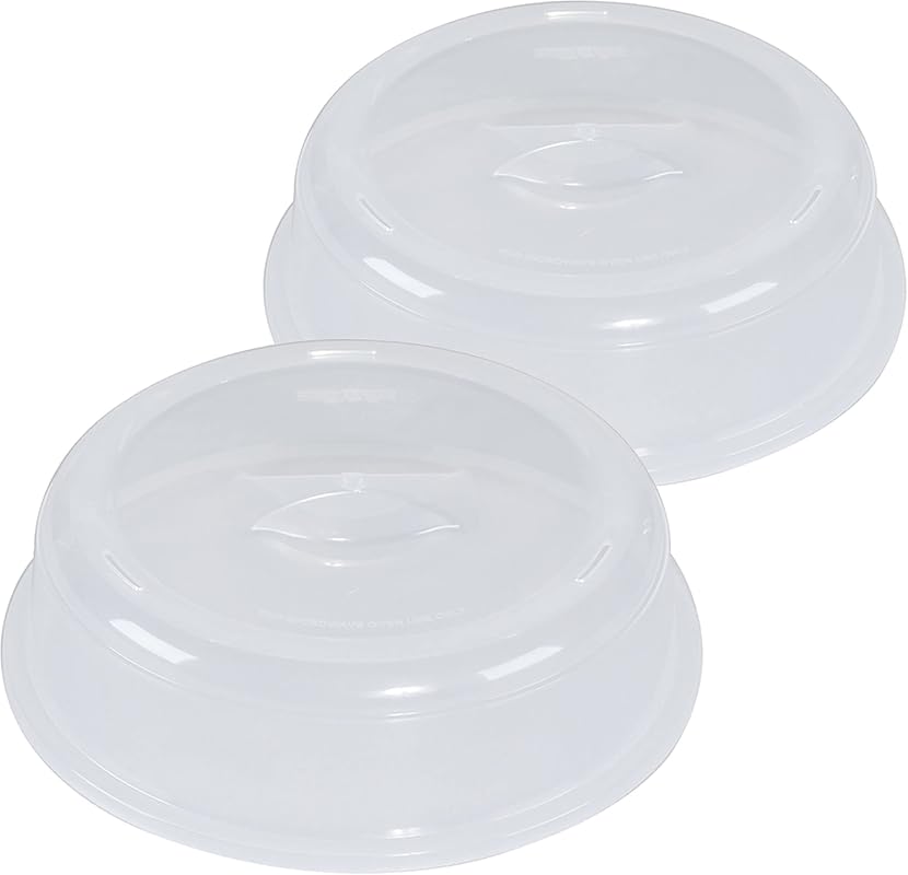 Nordic Ware 10-Inch Plastic Microwave Splatter Cover (Set of 2), BPA-F