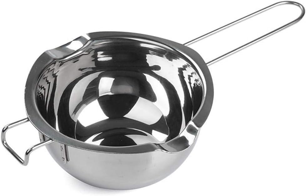 18/8 Stainless Steel Double Boiler Pot, 2 Cup (480ML) for Melting Choc
