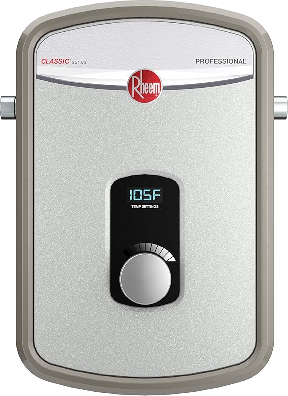 Rheem 11kW 240V Tankless Electric Water Heater, Efficient On-Demand Ho