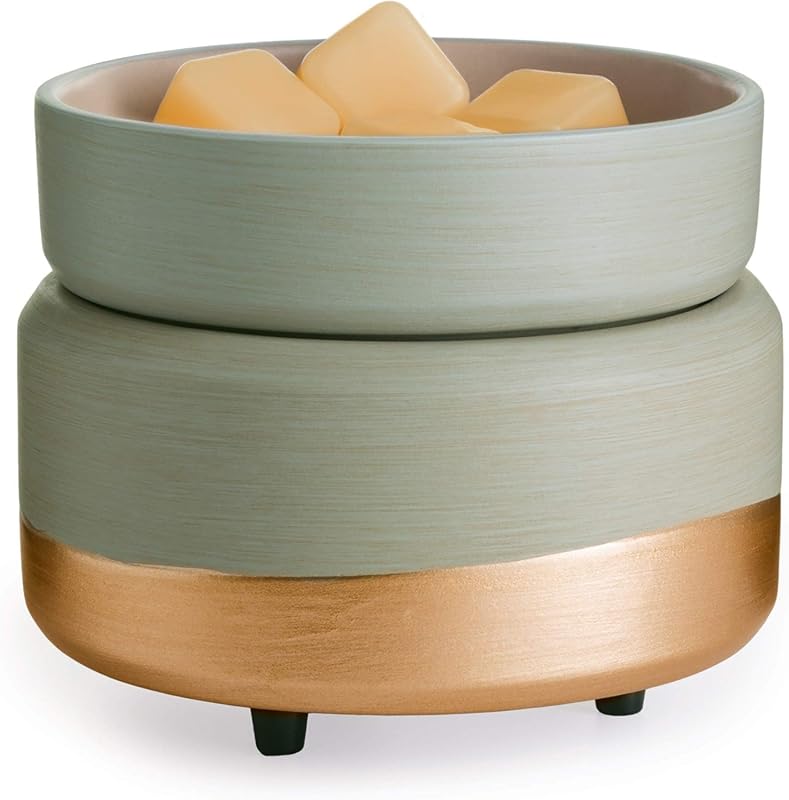 CANDLE WARMERS ETC Midas 2-in-1 Candle & Fragrance Warmer for Scented 