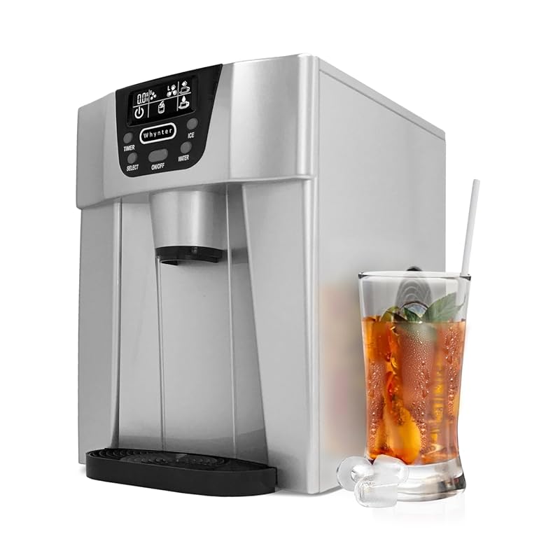 Whynter IDC-221SC Countertop Ice Maker & Water Dispenser, Direct Conne