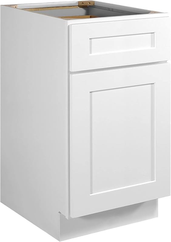Design House Brookings Shaker Unassembled Base Kitchen Cabinet, 18x24x