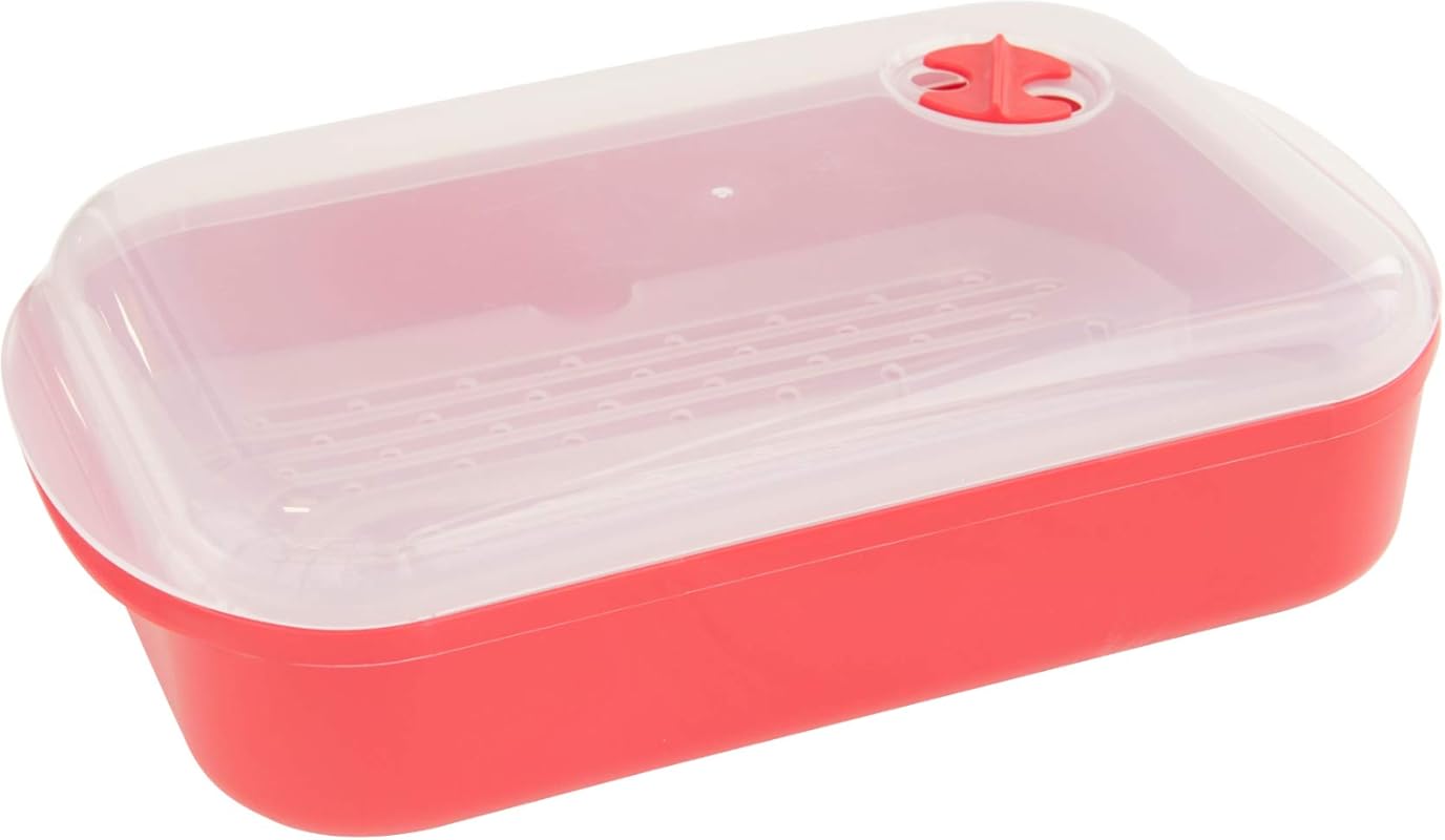 Nordic Ware Steam Cooker for Healthy Meals. Quick & Easy Microwave Coo
