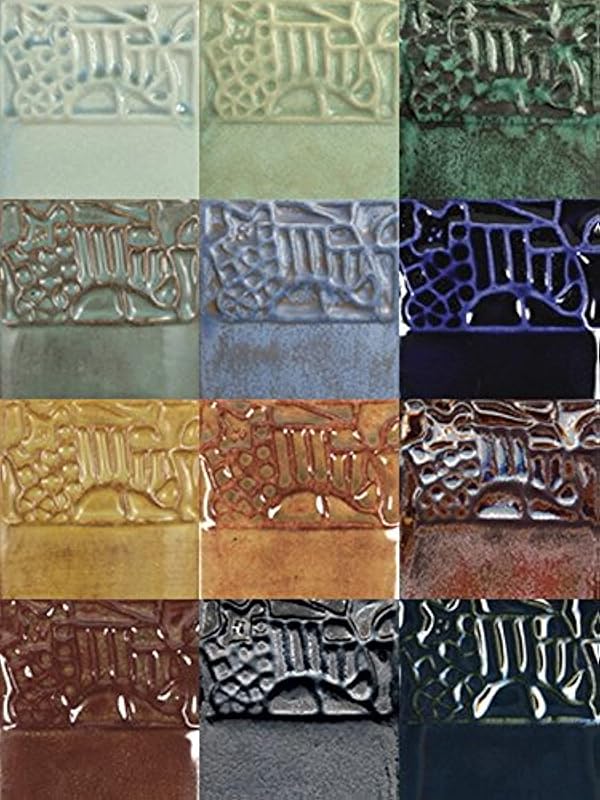 Mayco Elements Glaze Set, 12 Assorted Colors, 4 Ounces Each for Potter