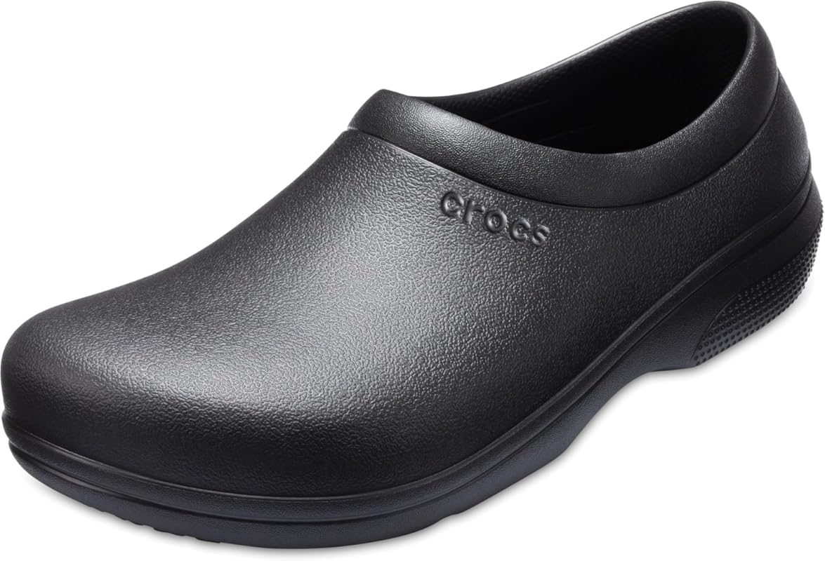Crocs Unisex Adult On The Clock Slip Resistant Clogs, Comfortable Work