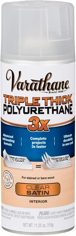 Rust-Oleum Varathane 318290 Triple Thick Polyurethane Spray, Durable S