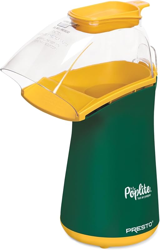 Presto Poplite 04870 Hot Air Popcorn Popper with Butter Melter, Measur