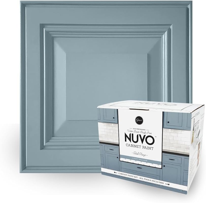 Nuvo Tidal Haze Cabinet Makeover Kit – Easy DIY 7-Piece Set for Dusty 