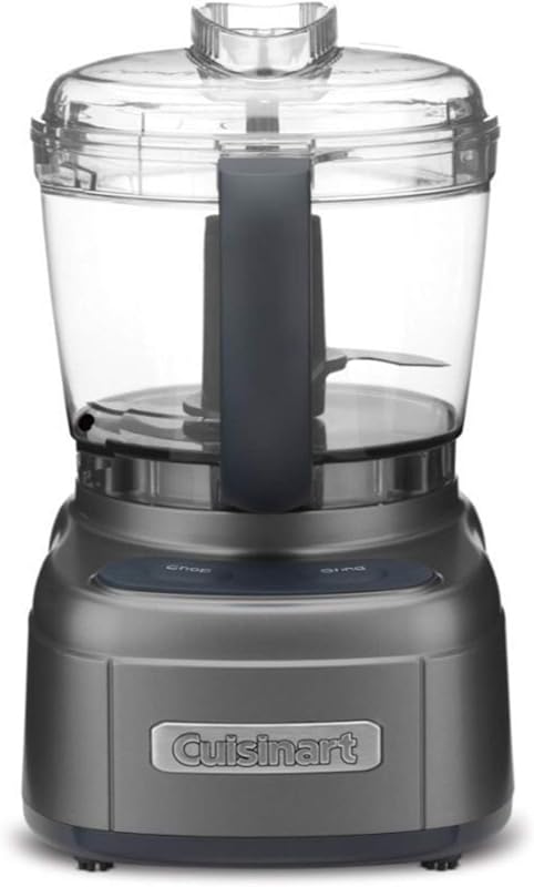 Cuisinart Elemental ECH-4GM 4-Cup Chopper Grinder, Powerful Mini Food 