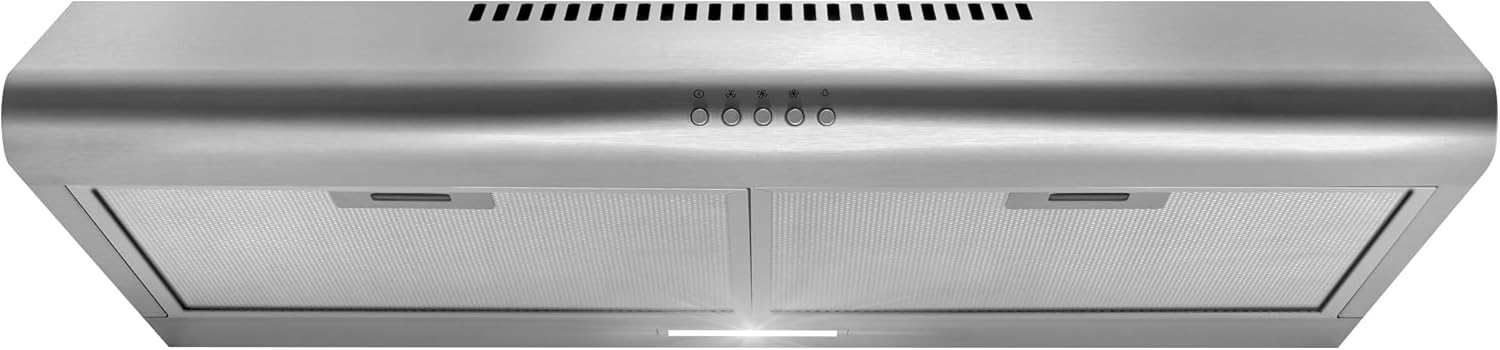 COSMO COS-5MU30 Delta 30-inch Ducted Under Cabinet Range Hood, Button 