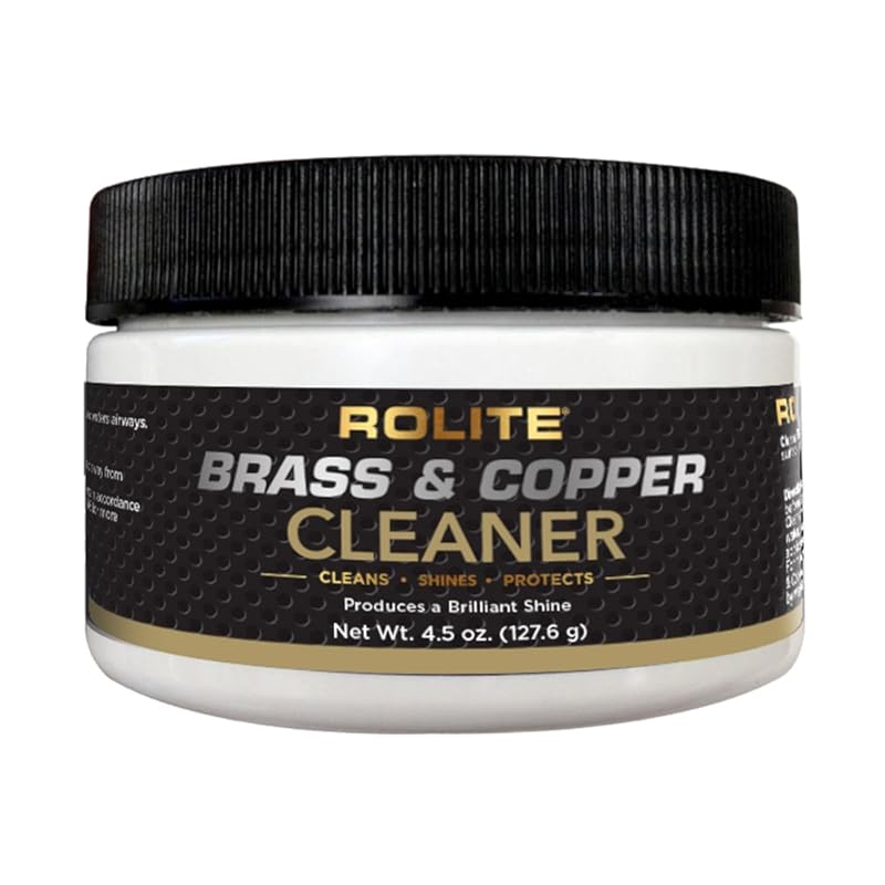 Rolite Brass & Copper Cleaner 4.5oz – Instant Tarnish Removal for Comm