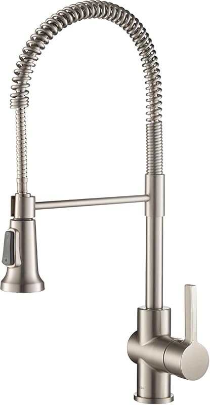 KRAUS Britt Commercial Style Pre-Rinse Kitchen Faucet, Spot Free Stain