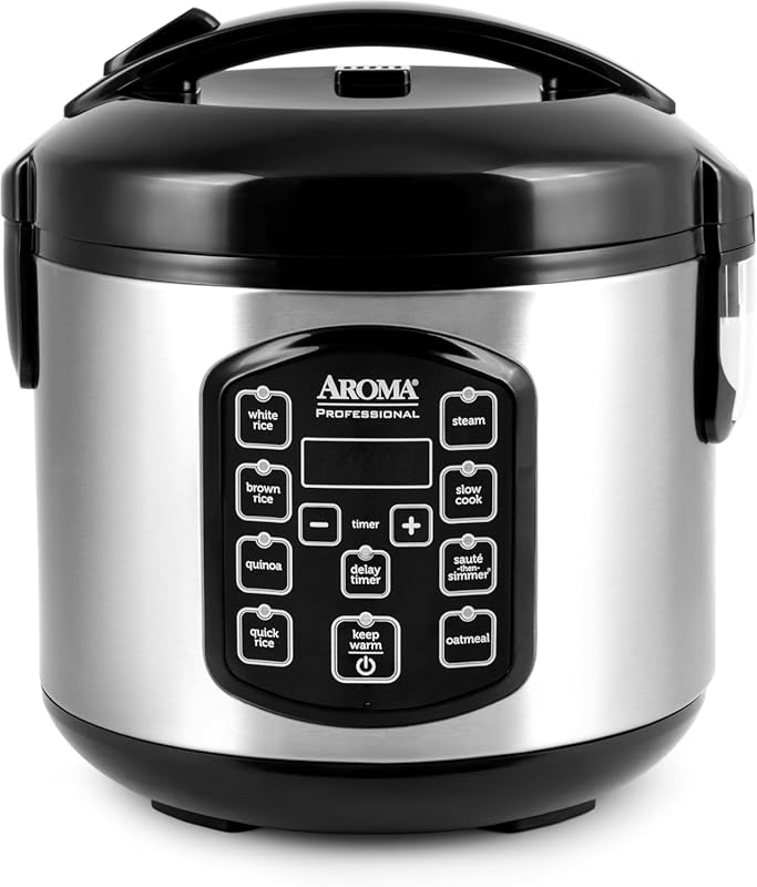 AROMA ARC-954SBD Professional Digital Multi-Cooker: 8-Cup Rice Cooker,