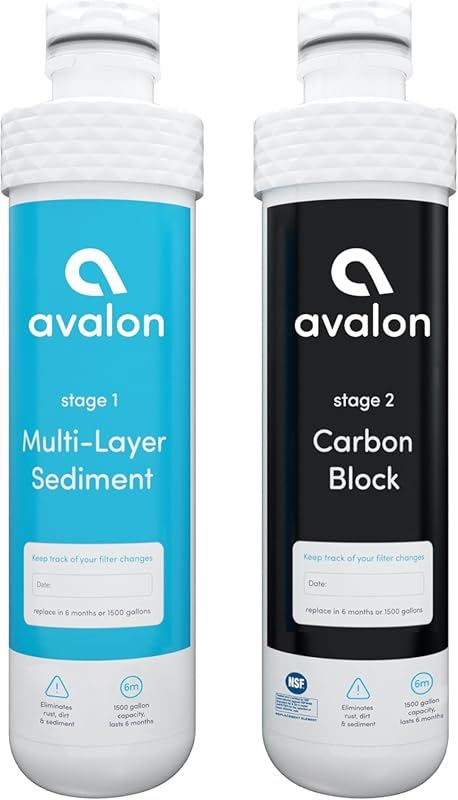 Avalon Genuine Replacement Filters for Bottleless Water Coolers: NSF C