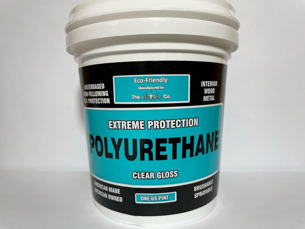 Crystalac Extreme Protection Water Based Polyurethane Clear Gloss Fini