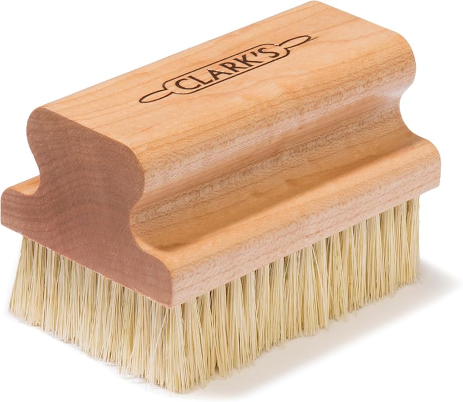 CLARK'S Maple Construction Cutting Board Scrub Brush for Applying Food