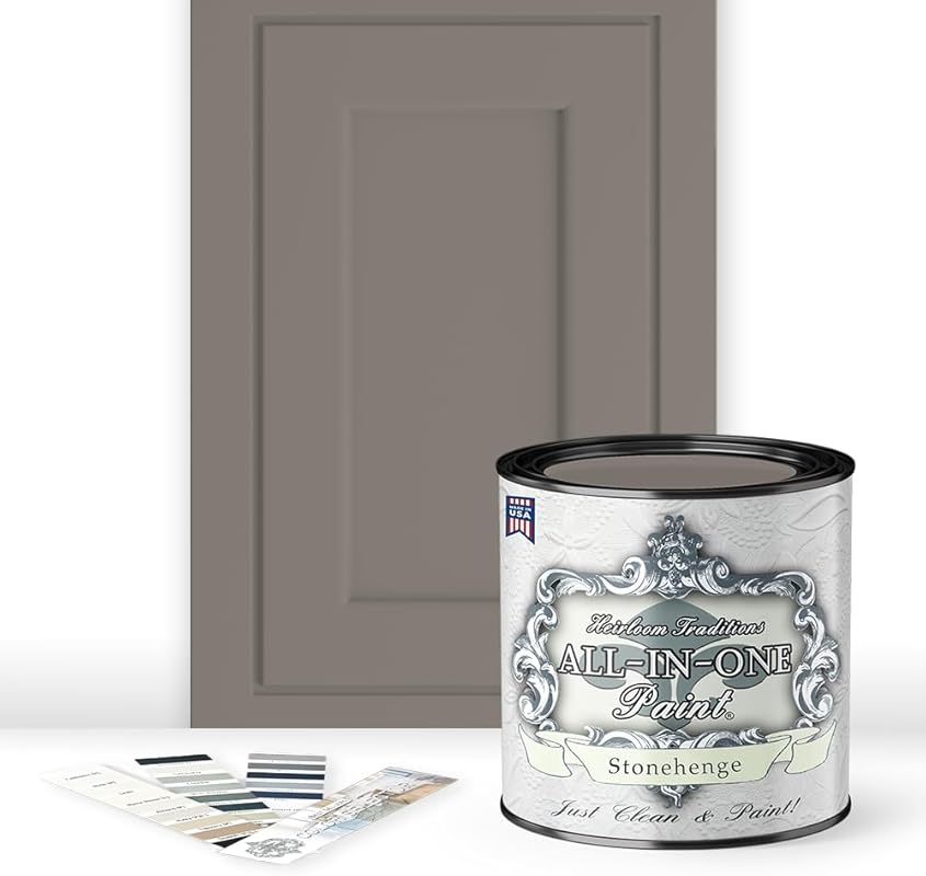 Heirloom Traditions ALL-IN-ONE Paint, Stonehenge Quart, Durable Cabine